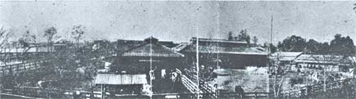 明治20年代後半にできた耕牧舎牧場の全景