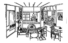 書斎兼応接間